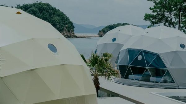 日本濑户内海惊现网红帐篷酒店，美到窒息！