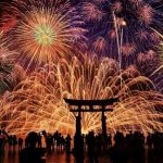 日本福冈的花火大会即将开始，美到没朋友